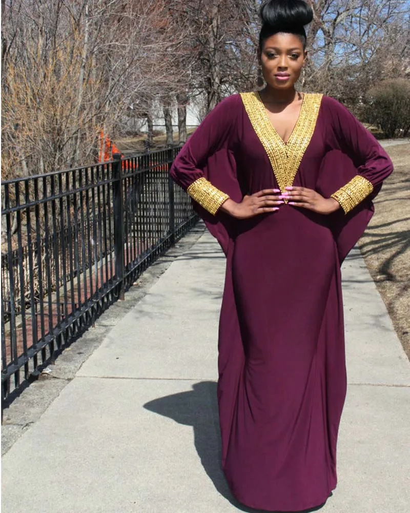 kaftan evening gown
