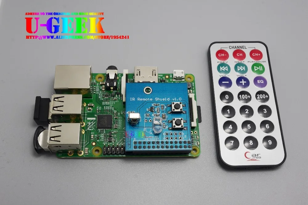 Инфракрасный приемник и плата расширения передатчика Raspberry Pi | Дистанционное