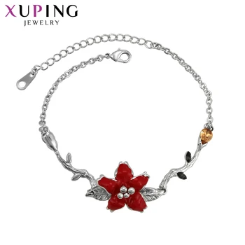 

Xuping Flower Shape Bracelets Crystals from Swarovski Fashion Jewelry Sweet Little Fresh Gifts for Women Girls 76058