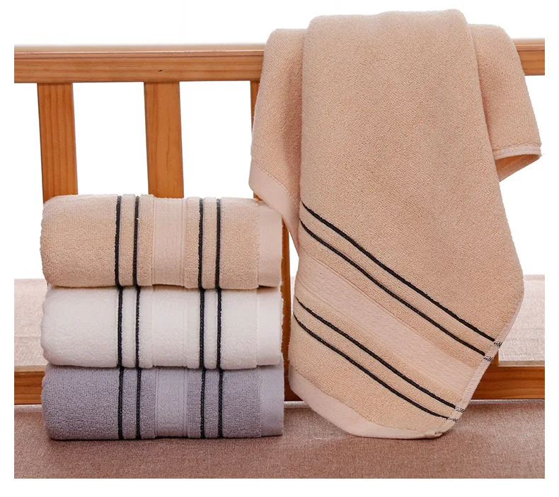 Полотенца s серого цвета, набор из хлопок Терри для взрослых уход за кожей лица Ванная комната 2 шт. ручной Полотенца s купальное полотенце, 1 шт Полотенца Toalhas De Banho LYN& GY 3 шт./компл