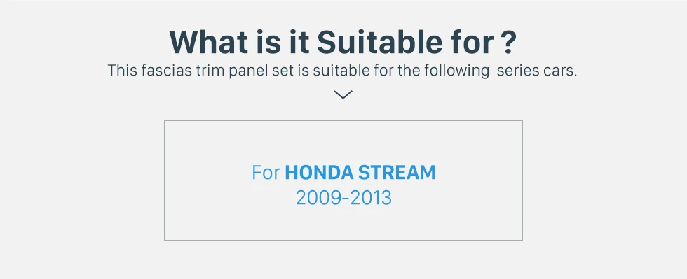 Seicane профессиональный двойной Дин радио фасции для 2009-2013 HONDA поток отделка ободок стерео установка рама пластины панели