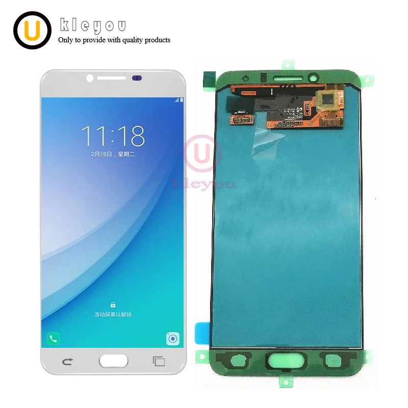

100% Test for samsung galaxy c5 pro c5010 lcd display with touch screen digitizer Assembly replacement parts Free shipping
