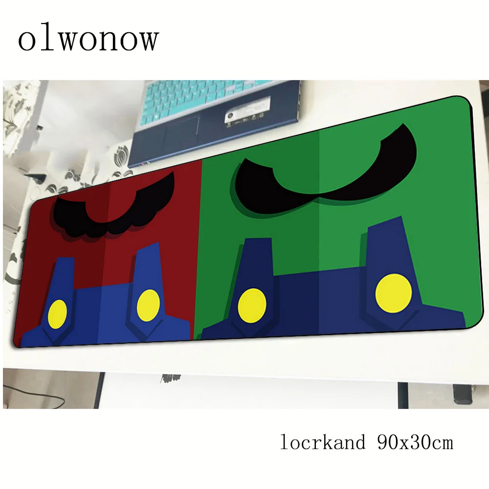 Большой коврик для мыши locrkand mario 900x300x3 мм игровой геймер Коврик компьютер
