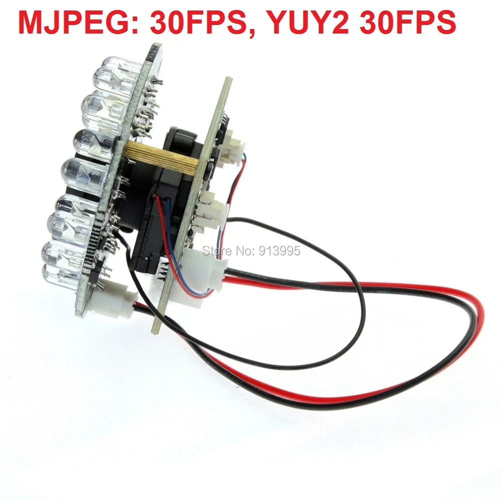 300K пикселей OV7725 VGA cmos IR usb модуль камеры с ИК подсветкой для android linux Windows|camera module