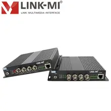 LINK-MI LM-SF44N 4ch многофункциональный/HD-SDITo волоконный конвертер