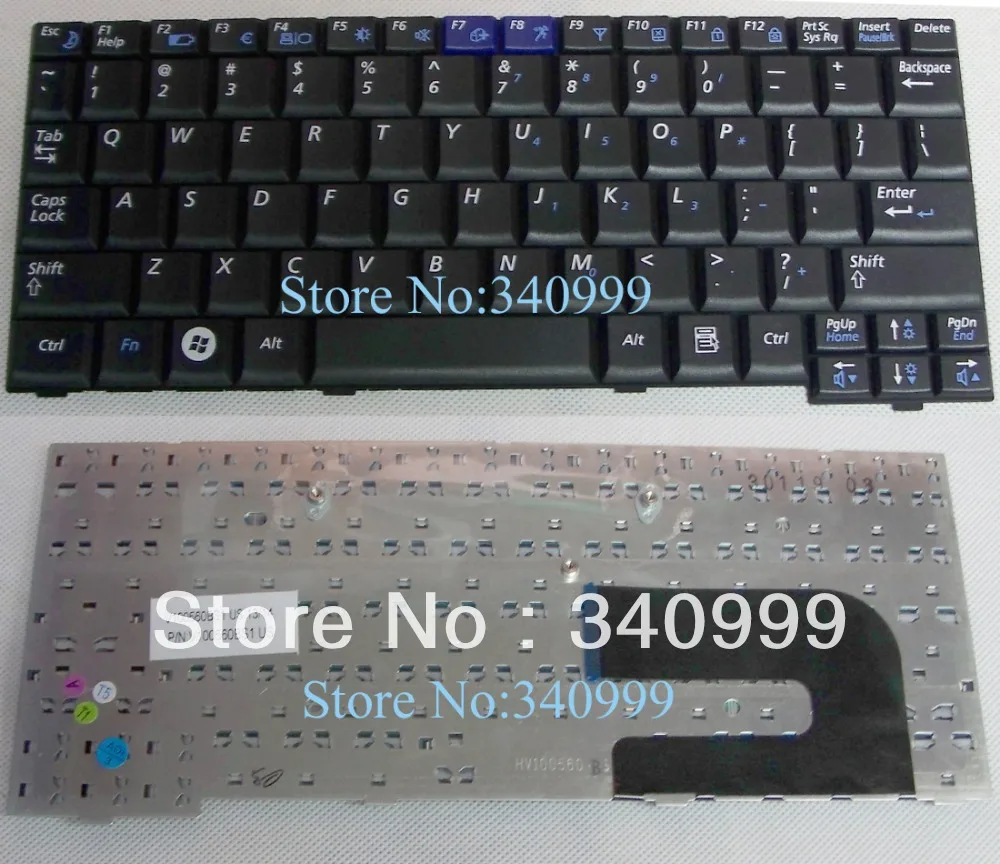 Новая клавиатура для Samsung nc10 ND10 N108 N110 N130 Np-N130 N140 NC310 US черная ноутбука | Компьютеры и