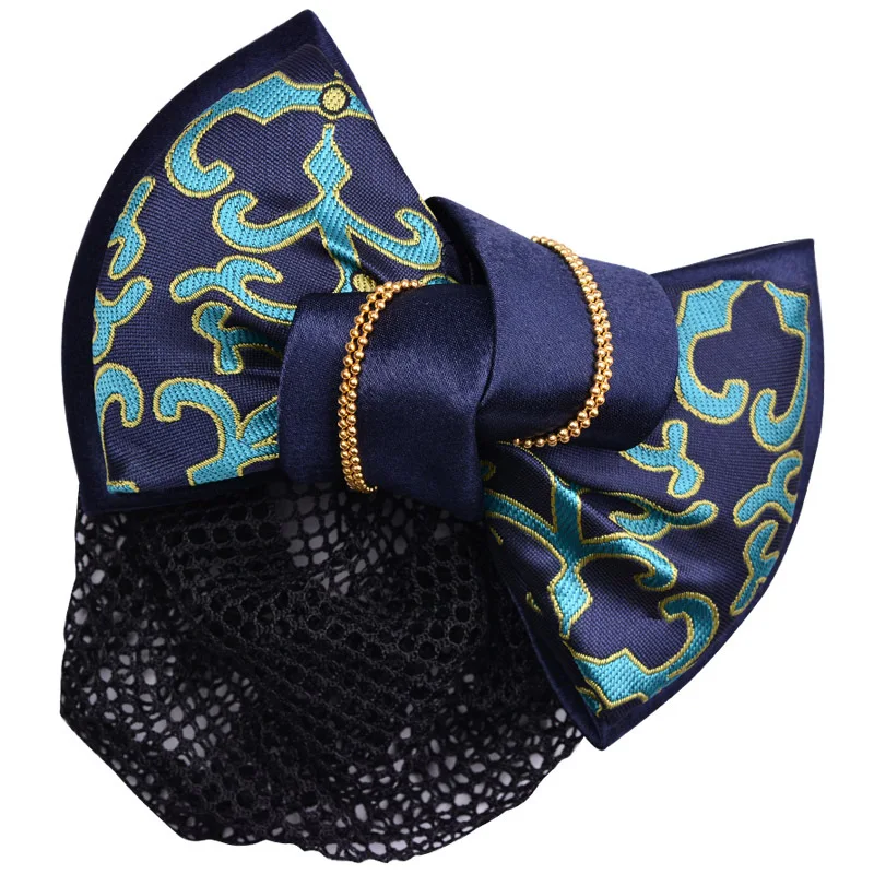 I-Remiel, модные заколки для волос с лентами, на голову, с цветами, для больниц, медсестер, для работы, сетка для волос, для отеля, бант, булочка, сеть, снуд, шпильки для женщин, аксессуары