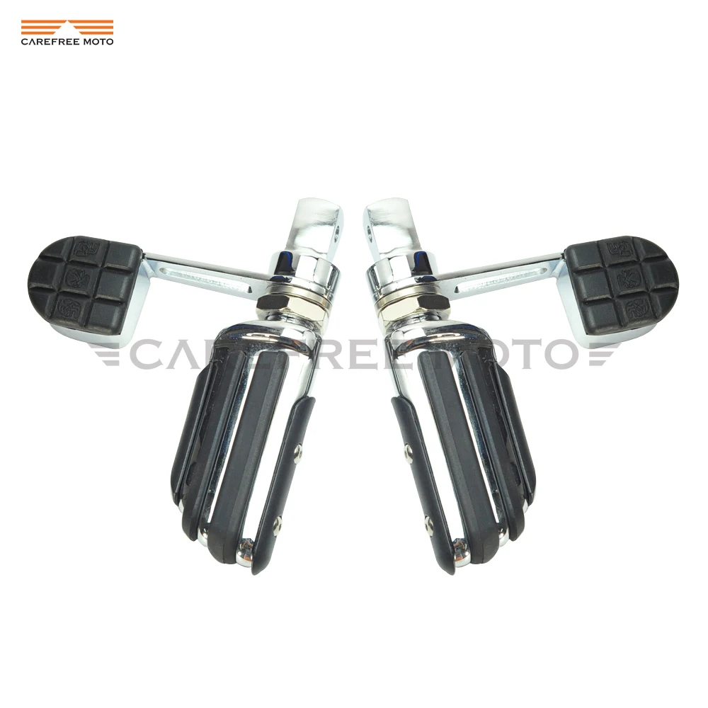 

Chrome Motorcycle Foot Pegs Footrest Heel Stirrup Moto Foot Rest case for Honda VTX 1300 VTX1800 2002 2003 2004 2005 2006-2011