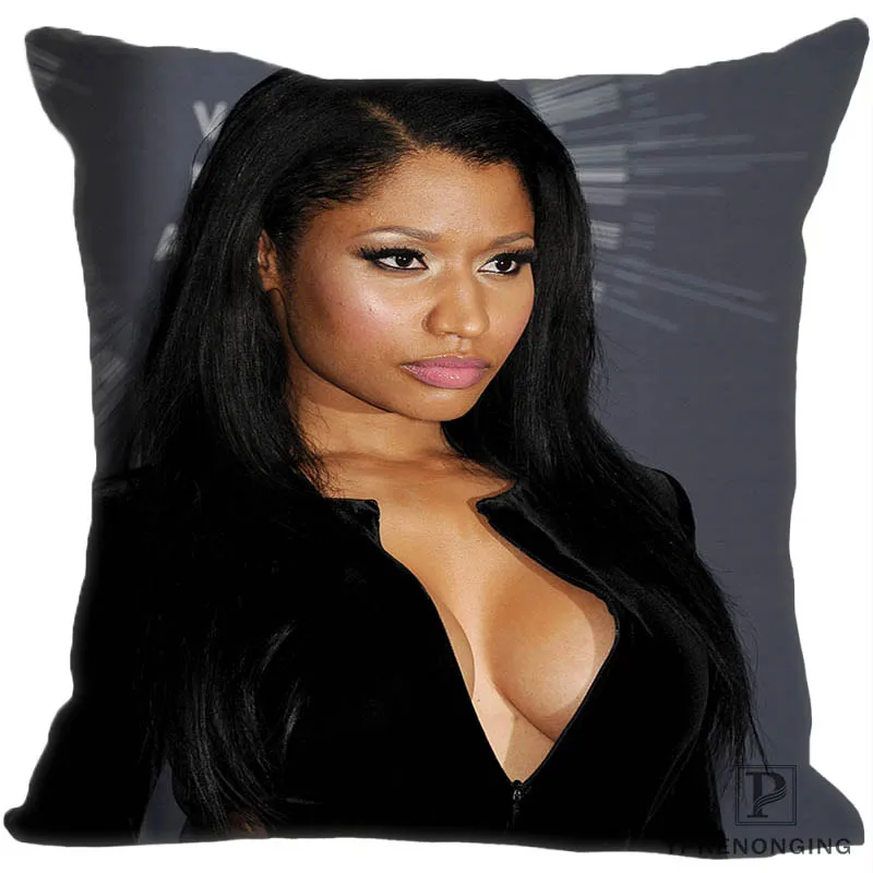 

Custom Nicki Minaj Square Pillowcase Custom Zippered Pillow Cover Case 35X35,40x40,45x45cm(One Side)180522-02-17