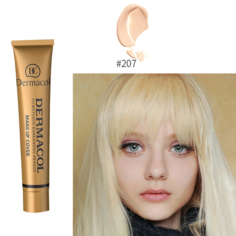 Capa de Maquiagem Dermacol Autêntico Original Corretivo Primer Base Maquiagem Fundação Paleta Contorno Profissional 100% 30g 19 High Quality Beleza e saúde