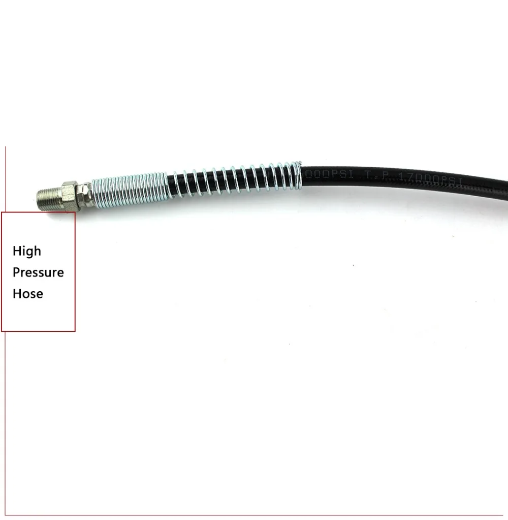 PCP Airforce Пейнтбол Airsoft Пневматика устройства 1/8NPT x 1/8NPT мужской 50 см высоком Давление шланг 300bar 4500psi 100 см длинные черные