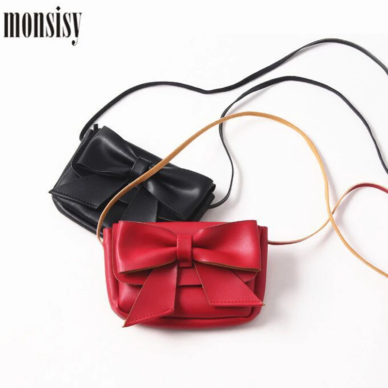 

Monsisy Girl Coin Purse Children's Wallet Small Change Purse Kid Bag Coin Pouch Money Holder Lolita Bow Baby Princess Handbag