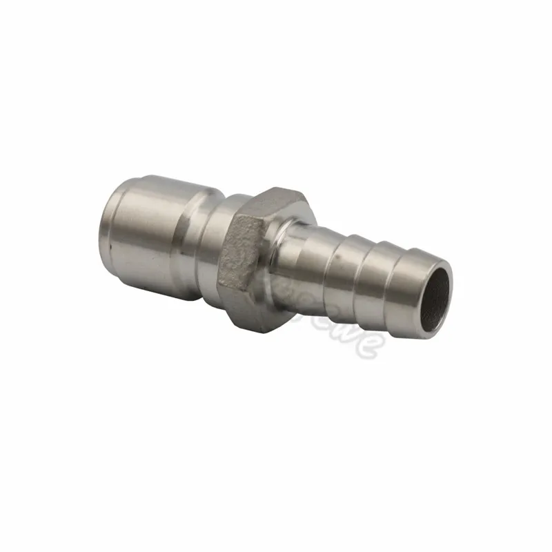  304 Stainless Steel 12Barb Male Quick Disconnect for Homebrew Tun Kettle Fitting Connector (3)