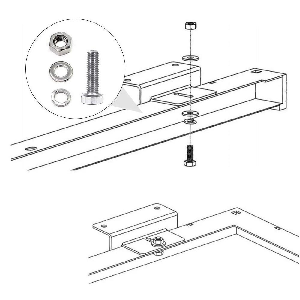 4 шт. солнечная панель монтажный Z солнечный кронштейн с набор гаек и болтов для RV, лодки, крыши, стены, караван, сетки крыши установки