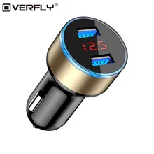 2 Port USB 5V 3.0A Aluminium Alloy Fast Charging Car Charger Digital LED Display For iPhone 6 Xiaomi Car Charger For Samsung 2 Port USB 5V 3.0A Aluminium Alloy Fast Charging Car Charger Digital LED Display For iPhone 6 Xiaomi Car Charger For Samsung