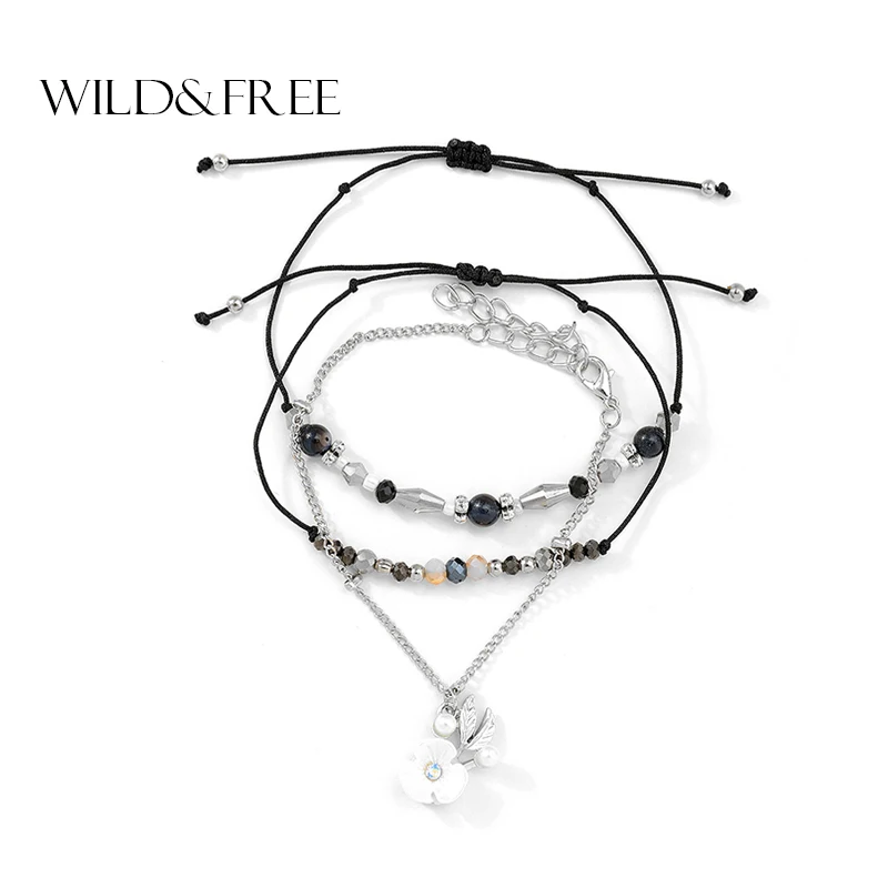 Wild & Free оптовая продажа новые браслеты из бисера набор для женщин и девушек