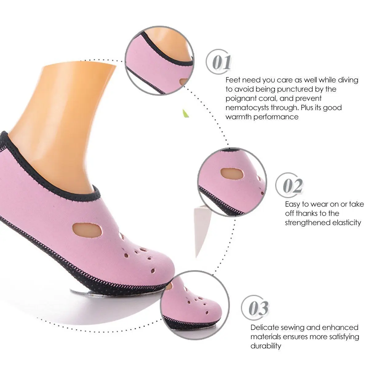 HIRIGIN/1 пара неопреновых пляжных носков Нескользящие противоскользящие Сапоги для подводного плавания носки для подводного плавания плавники ласты гидрокостюм обувь