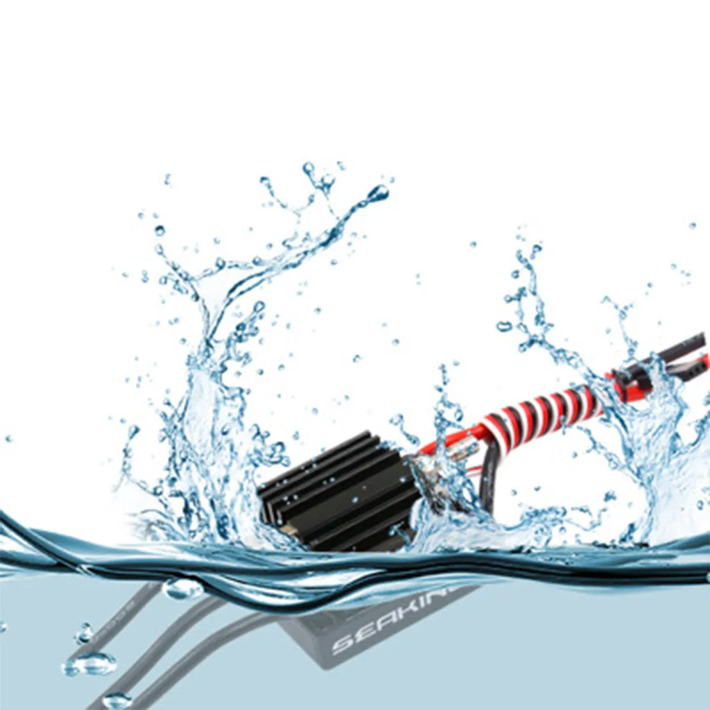 

Hobbywing SeaKing Waterproof ESC 60A 2-3S With 6V 3A BEC T-Plug For RC Boat High Quality RC Car Parts toys for children