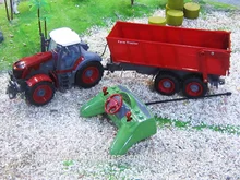 Big Remote Control Big Size Kingtoy Fun 1:28 Multifuncional rc farm trailer tractor truck free shipping