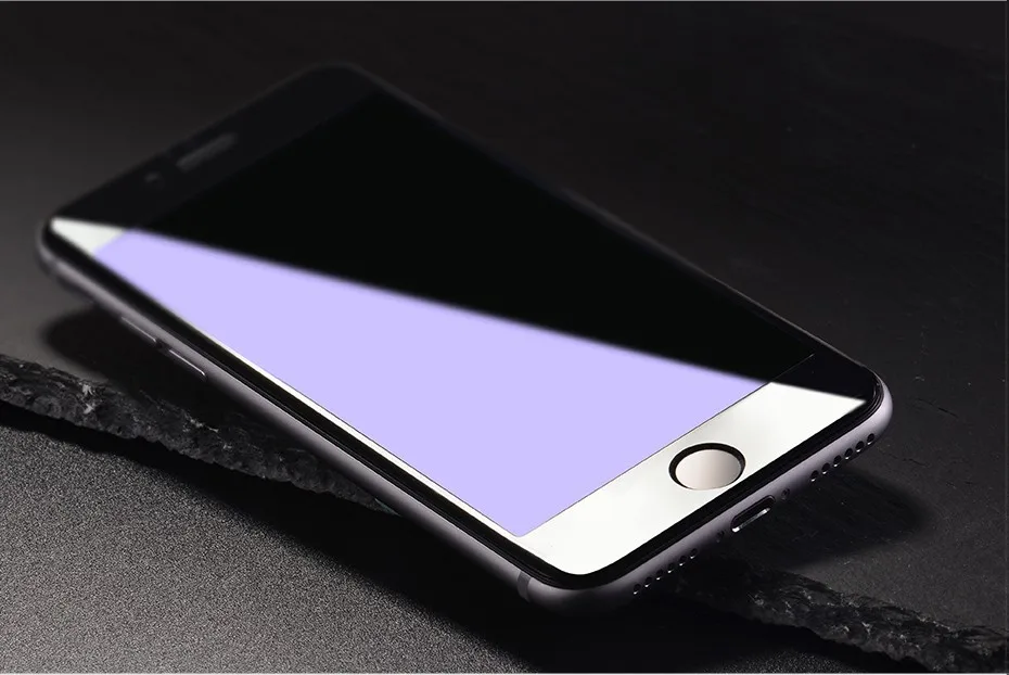 HOCO 9H мягкий изогнутый край Полное покрытие HD закаленное стекло анти синий луч для iphone 6 6s 7 8 plus 0,16 м Защитная пленка для экрана стекло