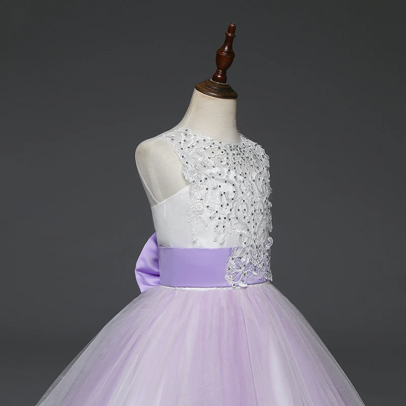 Formal Girl Princess Dress Christmas Dress Girl Party Gown Backless Kids Girls Prom Party Dress New Year Children's Clothing smocked baby dresses