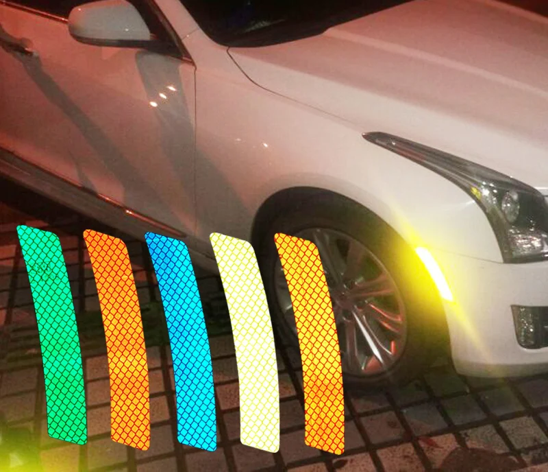 Buy 1 pair Reflective sticker Warning Wheel Rim