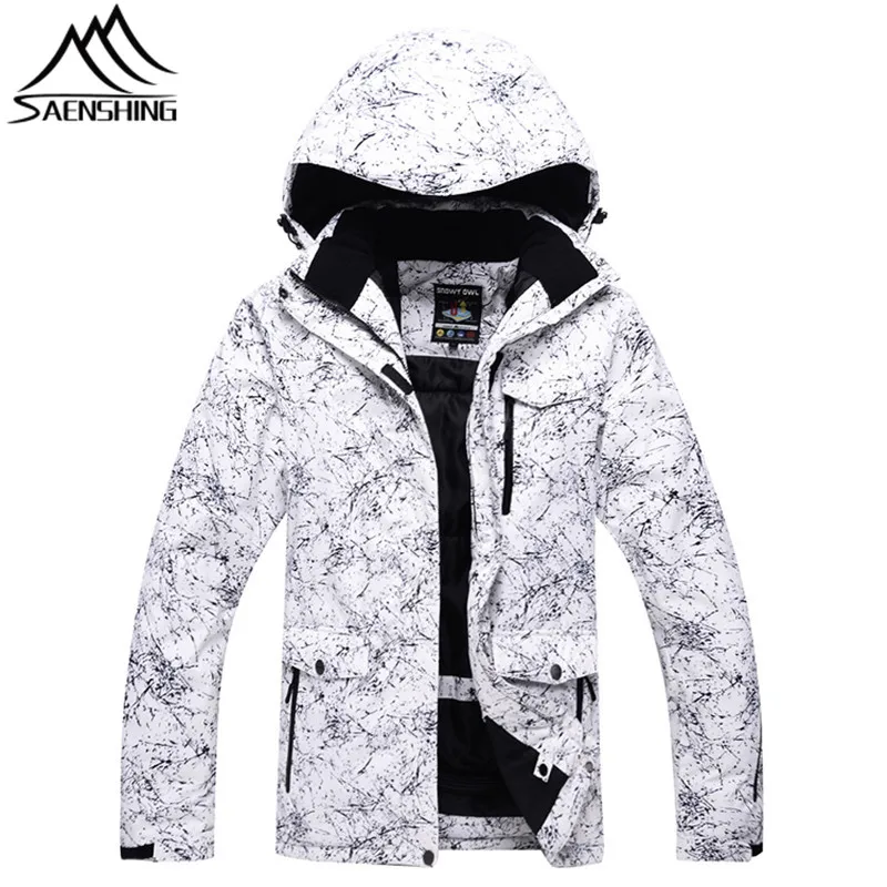 

Saenshing Winter Ski Jacket Men Waterproof Super Warm Snowboard Snow Jacket Male Skiing Snowboarding Camping Hooded Coats S-3XL