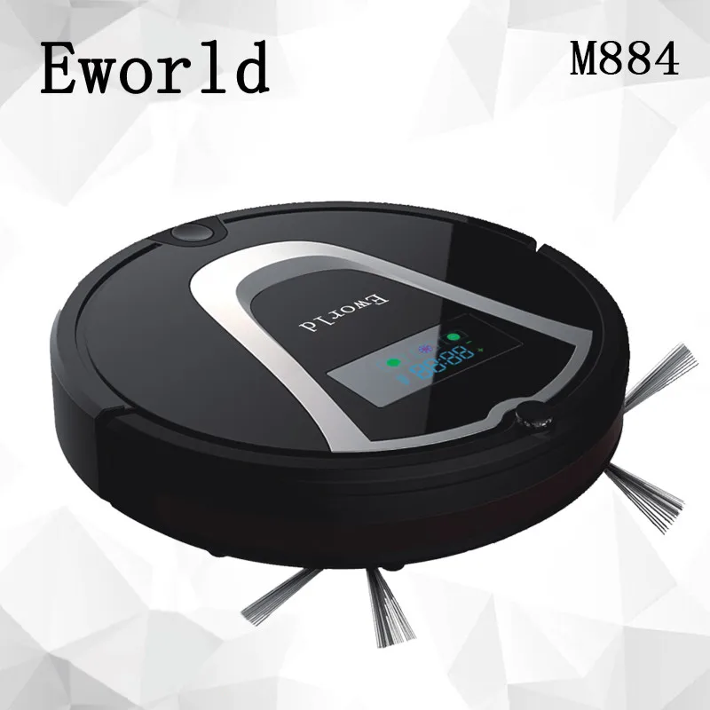 Eworld M884 Intelligent Robot Vacuum Cleaner for Home Slim HEPA Filter