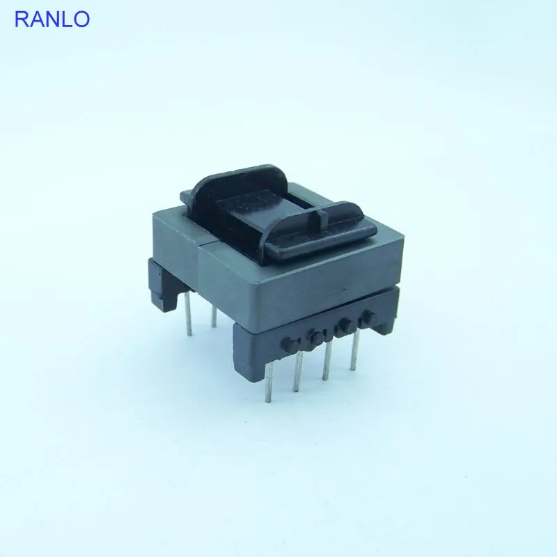 

RANLO 10set/lot EF25 4+4pin horizontal transformer bobbin frame magnet ferrite core E25/13/7 PC40 N87