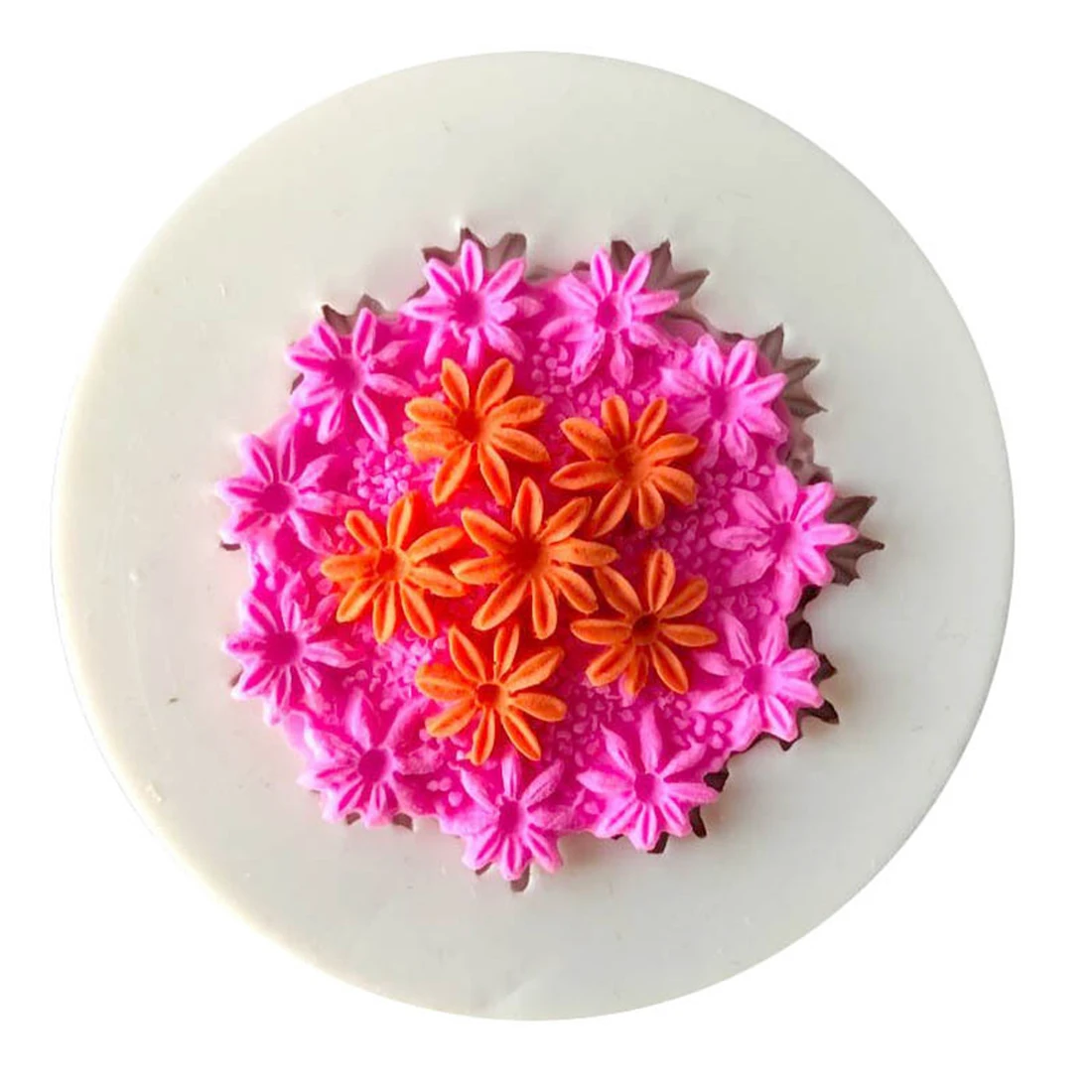 

6x4cm 3D Beautiful Chrysanthemum Flowers Wedding Cake Decorating Tools DIY Baking Fondant Silicone Mold Soap Mould
