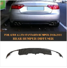 Углеродного волокна передний бампер спойлер заднего крыла для Audi A5 Стандартный 2 4 двери 2008-2011 не Sline S5 двухсторонняя антенна
