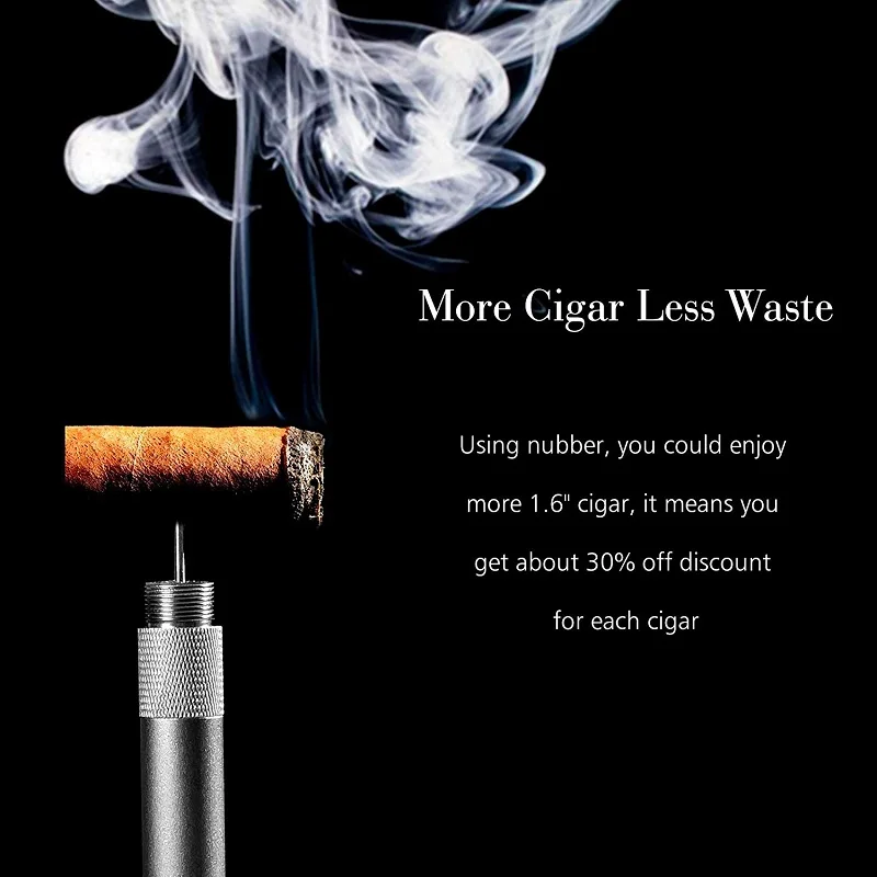 Cena Wysokiej jakości przenośne Cigar Pass igły cios cygaro palacz pogłębiarka luźne papieros wiercone narzędzie pogłębiarka kształt pióra akcesoria