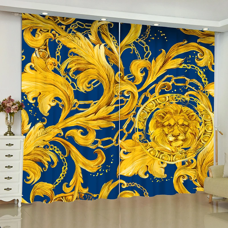 

flowers European retro curtains for window luxury Court style blinds finished drapes window blackout curtains parlour room blind
