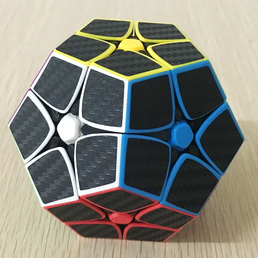 Lefun 2x2x2 Megamin куб с углеродного волокна стикер мастер Kilominx Cubo Magico 2x2 головоломки игрушки для детей