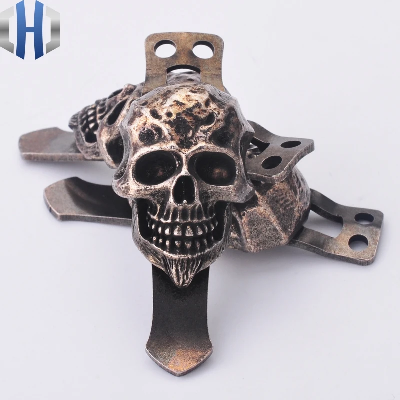 Universal Flashlight Back Clip Steel Fire Waist Clip Metal Flashlight External EDC Pocket Clip K Sheath Clip