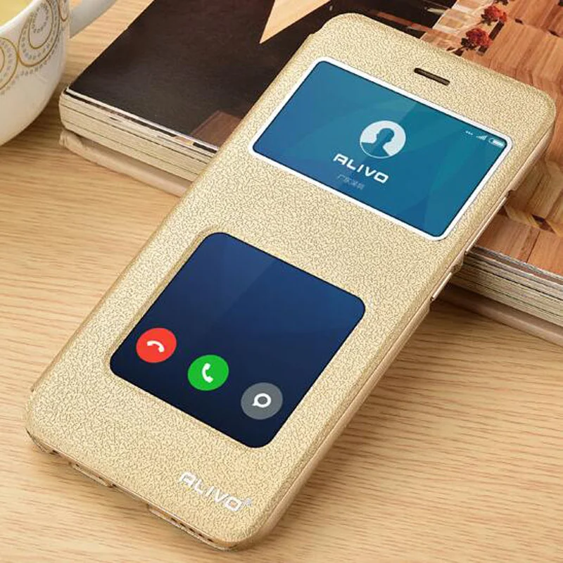 Чехол из искусственной кожи для Xiaomi Redmi 3 S бизнес-серия откидной Чехол-подставка