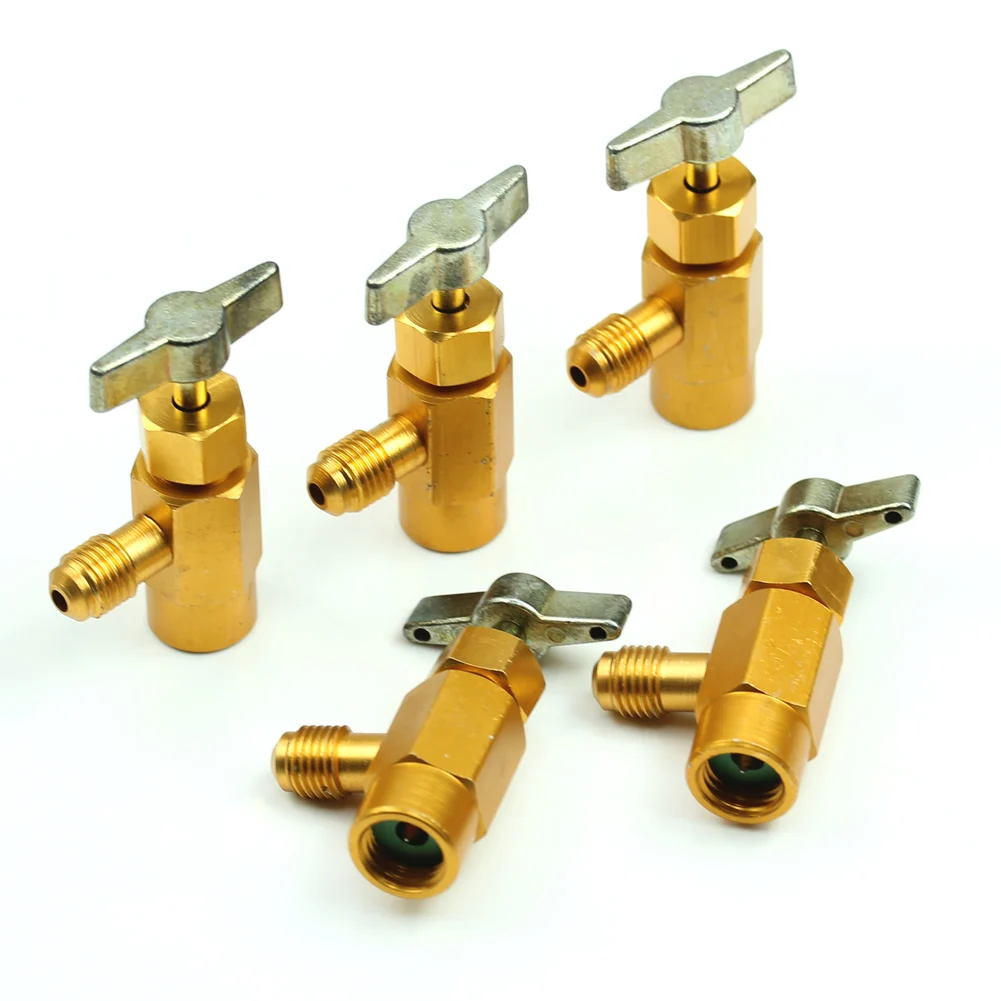 

Hot R-134 R-134a AC Refrigerant Tap Can Dispensing 1/2" ACME Thread Valve Tool Drop Ship No22