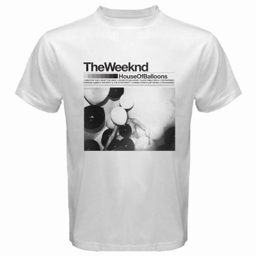 Weeknding House of Baloonsing XO Music Show мужская белая футболка S M L XL 2XL 3 XLsummer Топы|Футболки| |