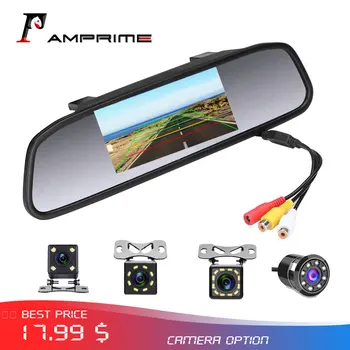 

AMPrime 4.3" Car Rearview Mirror Monitor Auto Parking System + Car Rear View Camera Auto Reversing Parking Monitor
