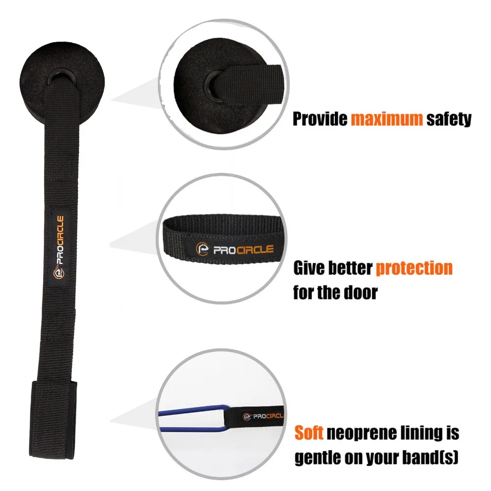 Procircle Resistance Bands set - 11Pcs Expander Tubes Rubber Band For Resistance Training, Physical Therapy, Home Gyms Workout