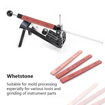 

10Pcs 120-1000 Grit Grindstone Knife Polish Kitchen Abrader Grit Fix Angle Grind Whetstone Sharpener Sharpening Hone Whetstone