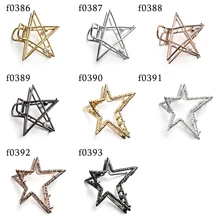 New Women Metal Hair Claw Fashion Hair Accessories Retro Hair Clips Pearls Stars Hairgrip Ladies Bun Maker Hair Styling Tool