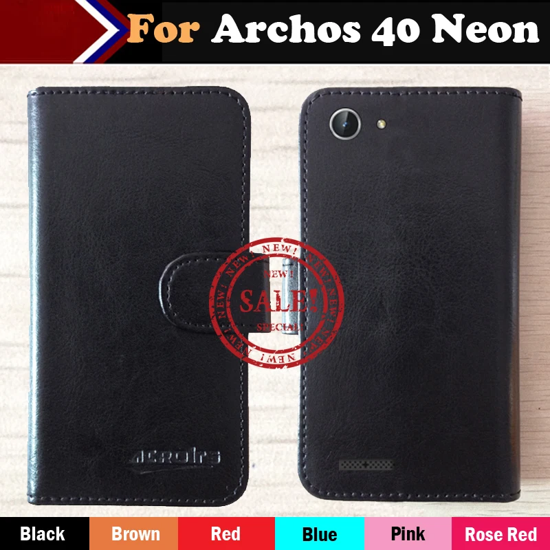 

Hot!! In Stock Archos 40 Neon Case 6 Colors Ultra-thin Dedicated Leather Exclusive For Archos 40 Neon Phone Cover+Tracking