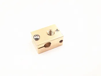 

3D Printer parts V6 PT100 copper heater block for sensor cartridges apply Reprap Prusa i3 and V6 hotend kit
