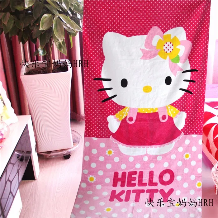 Kawaii hello kitty абсорбирующее банное полотенце для путешествий, спа, пляжное полотенце s для детей, взрослых, детей, ванной, рождественский подарок