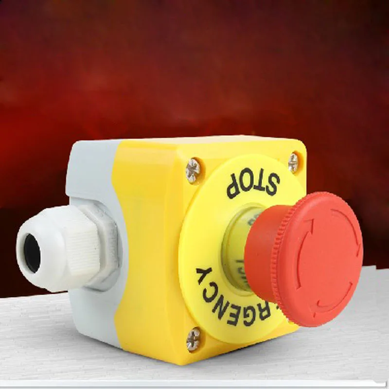 Elevator Lift Safety Emergency Stop Push Button Switch STOP Emergency