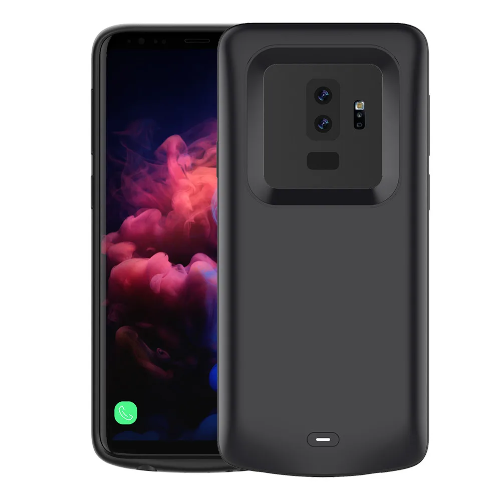 4700 5200 мАч чехол дополнительный аккумулятор для зарядки телефона Обложка для samsung Galaxy S9 S9 плюс Перезаряжаемые Батарея внешняя защитная крышка - Цвет: S9 Plus 5200mah