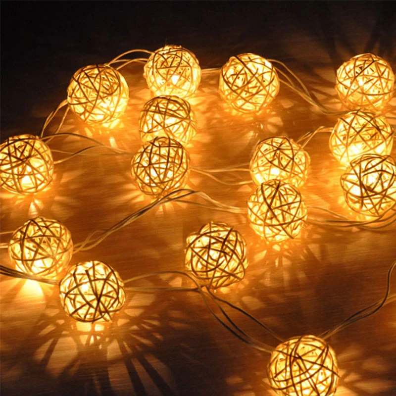 Rattan patio lights Clearance