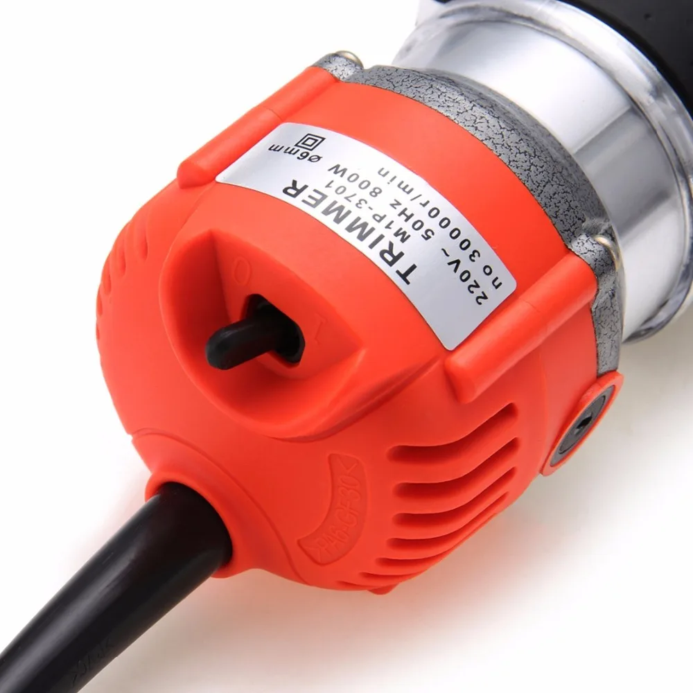 110VAC 750W Trimming Machine Woodworking Power Tools Multi-function Home Decoration Engraving Wood Milling DIY High Slot Machine