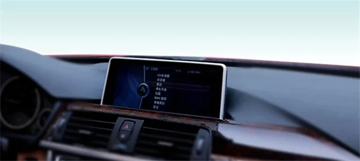 Stainless steel navigation frame cover trim dashboard LCD screen box decorative strips Auto accessories 3D sticker for BMW 1,2,3,4 series  (3)